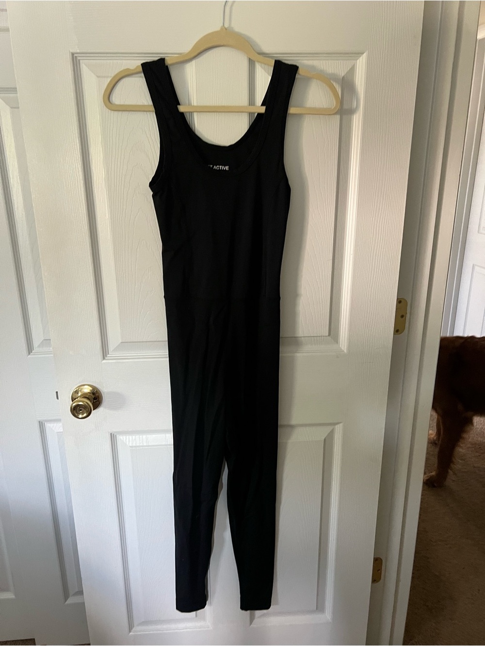 SET Active Black One-Piece Active Bodysuit
